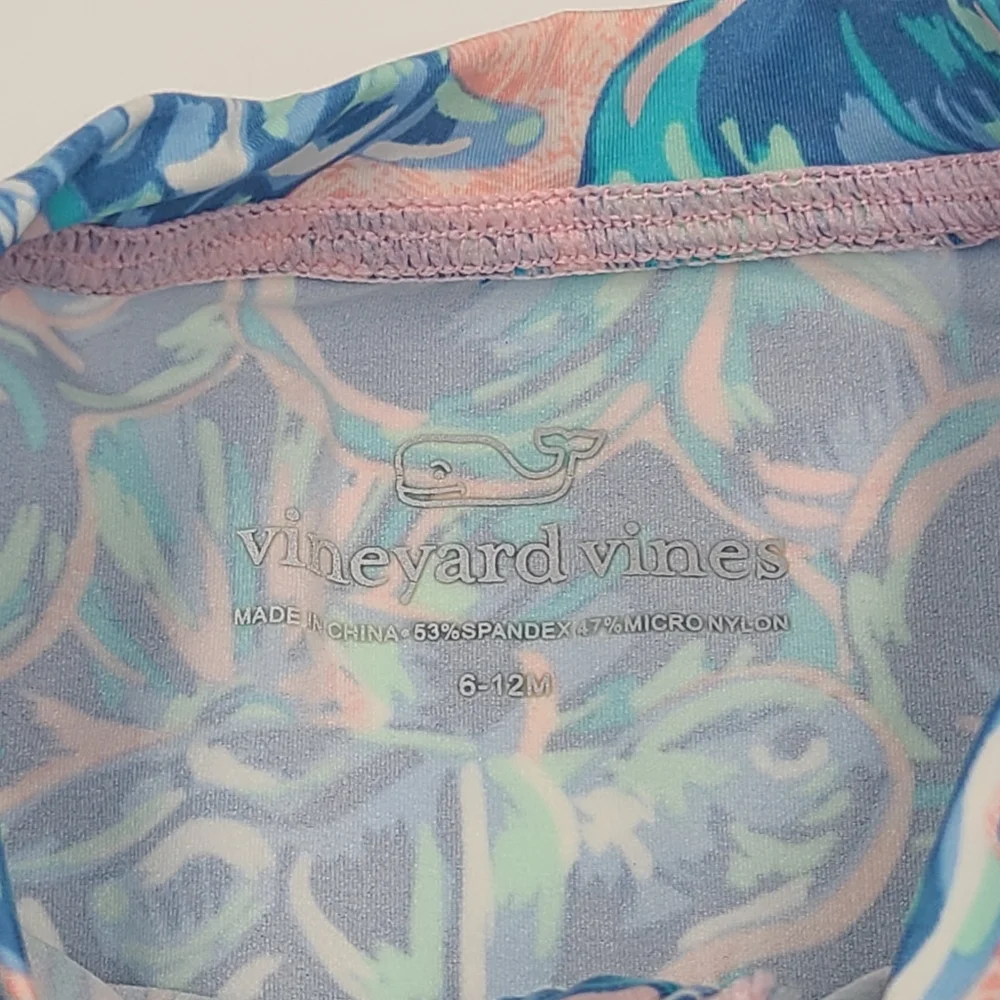 Vineyard Vines baby girl rashguard size 6-12 months